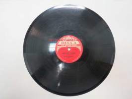 Decca SD 5037 George de Godzinsky - Undercurrent / Jäähyväiset pianolle -savikiekkoäänilevy, 78 rpm
