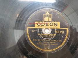 Odeon PLE 211 Berliner Tonkonstler - Palokunta-galoppi / Mustalaisleirissä -savikiekkoäänilevy, 78 rpm