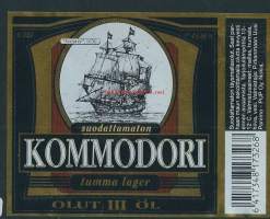 Kommodori III Olut   - olutetiketti