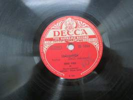 Decca SD 5066 Eero Väre - Tapaaminen / Kohtaus kujassa -savikiekkoäänilevy, 78 rpm