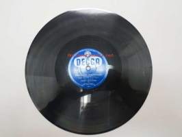 Decca SD 5388 Vieno Kekkonen - Rakkauden kiertokulku / Kuutamoa ja varjoja -savikiekkoäänilevy, 78 rpm