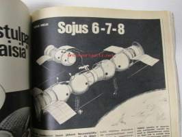 Tekniikan Maailma 1969 nr 19, sis. mm. seur. artikkelit / kuvat / mainokset;       Neuvostoliiton avaruusohjelman telakointialukset Sojus 6-7-8, Renault 10 R Major