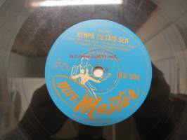 Blue Master BLU 504 Seija Lampila - Kenpä tietäis sen / Uska Dara -savikiekkoäänilevy, 78 rpm