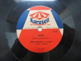 Karusell K-45 Ernie Englund - Minka / Crazy man crazy -savikiekkoäänilevy, 78 rpm