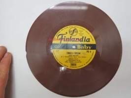 Finlandia Baby PB 4 Mirjam Helin - Enkeli ohjaa / Oravanpesä -savikiekkoäänilevy, 78 rpm