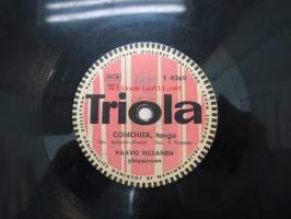 Triola T 4269 Paavo Tiusanen - Conchita / Lamento Argentina -savikiekkoäänilevy, 78 rpm