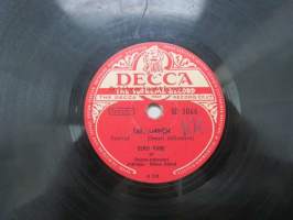 Decca SD 5066 Eero Väre - Kohtaus kujassa / Tapaaminen -savikiekkoäänilevy, 78 rpm
