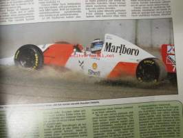 Vauhdin maailma 1993 nr 11 -mm. Formula 1 Japani, Patrick Head taitavin F1 suunnitteluja, Power World Street Finals, Formula Ford Festival, Ralli.Sm Teboil,