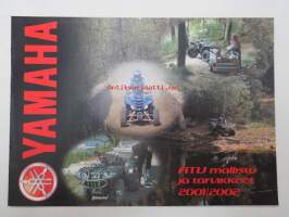 Yamaha ATV mallisto ja tarvikkeet 2001/2002 -myyntiesite