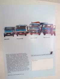 Fiat 90 NC, 50 NC, 238 Mira, 850 T - voimaa kuljetuksiin -myyntiesite