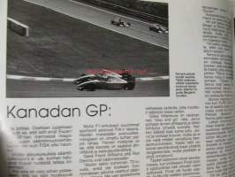 Vauhdin maailma 1993 nr 7 -mm. Formula 1 Kanada, Formula 1 ohjaamot, Historic race, Indiapolis 500, rata SM, EM Truck Race Kemora, Camaro LT1, Porsche 968, Ralli-MM