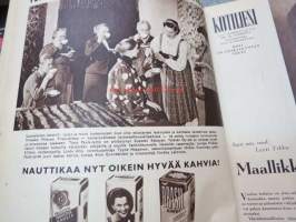 Kotiliesi 1958 nr 2, sis. mm. seur. artikkelit / kuvat / mainokset; Pikkupöydät, Pikkuväen oma tuoli ja pikkuväen leikkitalo