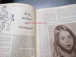 Kotiliesi 1958 nr 2, sis. mm. seur. artikkelit / kuvat / mainokset; Pikkupöydät, Pikkuväen oma tuoli ja pikkuväen leikkitalo