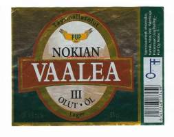 NokianVaalea  III Olut  - olutetiketti