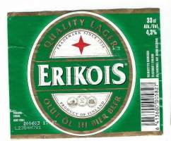 Erikois III olut  - olutetiketti