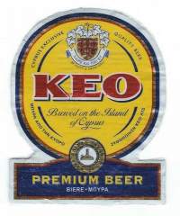 KEO  Premium Beer - olutetiketti
