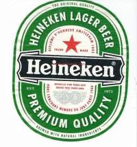 Heineken Beer - olutetiketti