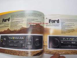 Ford Audio Bilradioprogrammet för alla smakriktningar -Ford autoradiot, luettelo, ruotsinkielinen