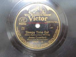 His Master´s Voice Victor 19906 Jesse Crawford - You Forgot to Remember / Sleepy Time Gal -savikiekkoäänilevy, 78 rpm