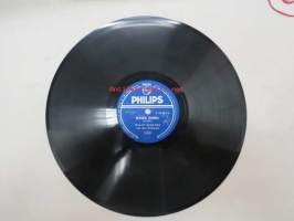 Philips P 44 369 H, Willy Berking - Heisse Küsse / Blauer Himmel -savikiekkoäänilevy, 78 rpm