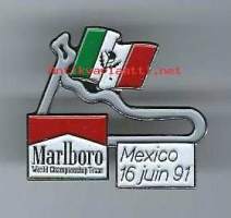 Formula 1 / Marlboro,  Mexico 91   - pinssi, rintamerkki