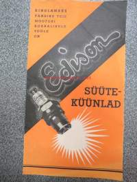 Edison süüteküünlad -vironkielinen myyntiesite, sytytystulpat