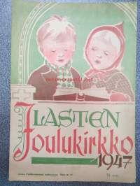 Lasten Joulukirkko 1947 Lasten pyhäkoululehti joulunumero