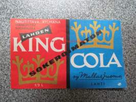 King Cola, Mallasjuoma Oy, Lahti -juomaetiketti
