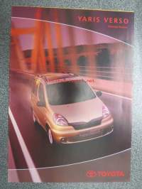 Toyota Yaris Verso Tekniset tiedot 2000 -myyntiesite