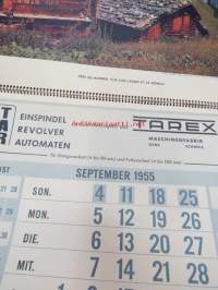 TAR - Teinspindel Revolver Automaten / TAREX Maschinenfabrik Ag, Schweitz / Industria 1955- seinäkalenteri