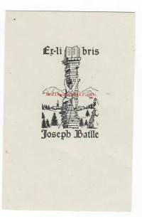 Joseph Battle  -  Ex Libris