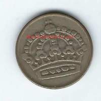 Ruotsi  50 öre 1953 kolikko hopeaa 4,8 g 0,400