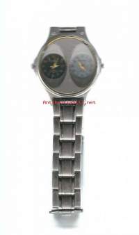 Philip Persio Quartz  kaksoisnäyttö  kello  - rannekello metalliranne