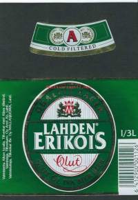 Lahden Erikois IV A Olut  -  olutetiketti