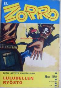 El Zorro 10/1967 nro 106 / Lulubellen ryöstö