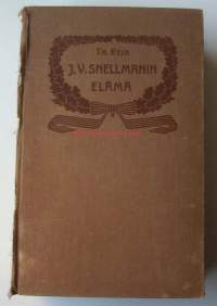 Juhana Vilhelm Snellmanin elämä. Jälkimäinen osa / Th. Rein ; suom. Oskar Relander.  kirja on 6 cm paksu
