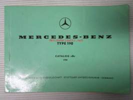 Mercedes-Benz typ 190 Catalog B