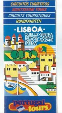 Lisboa Sightseeing tours 1990 - kartta