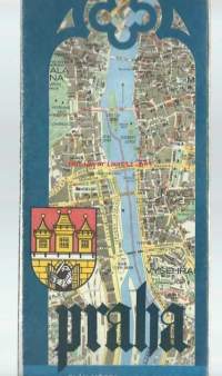 Praha town plan 1979 - kartta