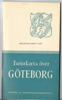 Turistkarta över Göteborg 1961 - kartta
