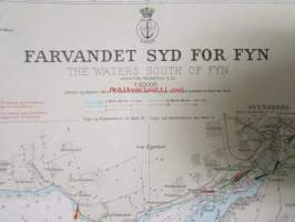 Merikartta Farvandet Syd For Fyn - The waters south of Fyn