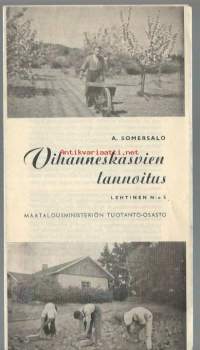 Vihanneskasvien lannoitus / A Somersalo 1941