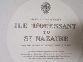 France-West Coast, Ile D&#039;ouessant to St Nazaire - Merikartta