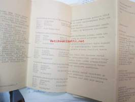 RUK 112 kurssin kurssijuhlamateriaalia + upseerioppilaan yksityiskirjeitä + postikortteja vuodelta 1963 -erä