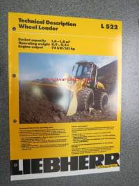 Liebherr L-522 Wheel Loader Technical Description -myyntiesite