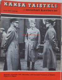 Kansa taisteli - miehet kertovat  1976 nr 6 - kansi Mannerheim Heinrichs Öhquist matkalla rintamalle 1941, SA kranaatinheittimet, Marskin pöytä Mikkelissä,