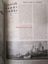 Finnish Paper and Timber 1951 -sidottu vuosikerta