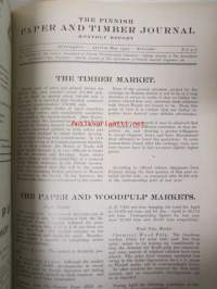 Finnish Paper and Timber Journal 1933 kuukausi raportit  -sidottu vuosikerta