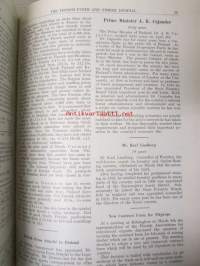 Finnish Paper and Timber Journal 1939 kuukausi raportit -sidottu vuosikerta