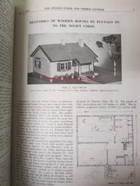 Finnish Paper and Timber Journal 1949 kuukausi raportit -sidottu vuosikerta